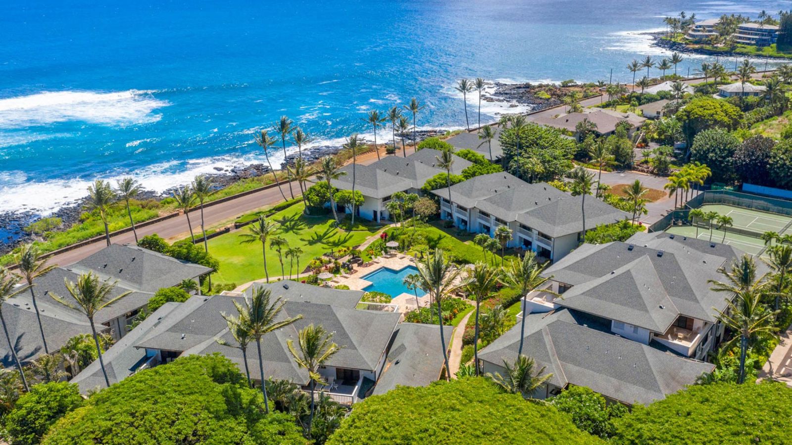 Poipu Kapili Aerial View