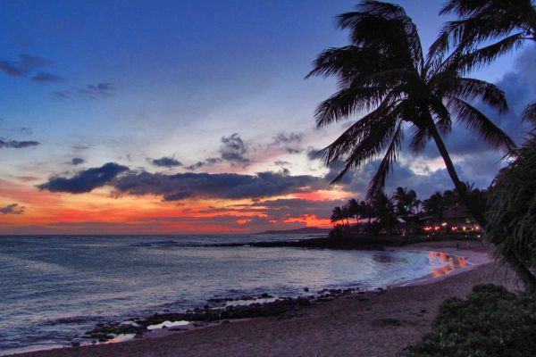 Poipu-Kapili 22 ocean view sunset